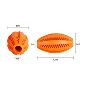 Yumuşak Kauçuk Köpek Çiğneme Topu - Sarı - 9cm - 6