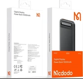 Mcdodo 10000mah Powerbank Led Ekranlı 10.000 Mah Taşınabilir Şarj Cihazı Siyah MC-4422 - 2