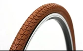 CST Dış Lastik 24X1.75 C1446 Kahverengi 24 JANT Dişsiz Model Şehir Bisikleti Dış Lastiği - 1