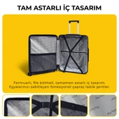 Biggdesign Moods Up TSA Kilitli 24" ABS Gövdeli Valiz  | Orta Boy-Gümüş - 5