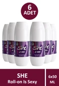 She Is Sexy Roll-On Kadın 50 ml 6 Adet - 1