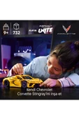 LEGO   Technic Chevrolet Corvette Stingray 42205 - 9+ Oyuncak Model Yapım Seti (732 Parça) - 5