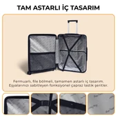 Biggdesign Moods Up 3'lü Valiz Seti, TSA Kilitli, ABS Gövde, Gümüş - 6