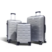 Biggdesign Moods Up 3'lü Valiz Seti, TSA Kilitli, ABS Gövde, Gümüş - 1