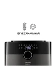 Arzum Siyah 1750 Airtasty XL Air Fryer Sıcak Hava Fritözü 8 Program - 1