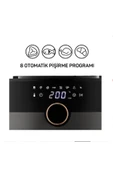Arzum Siyah   Airtasty  siyah XL Air Fryer Sıcak Hava Fritözü 8 Program - 2