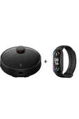 Xiaomi Mop Pro Siyah - Akıllı Robot Süpürge + Mi Band 6 Akıllı Bileklik Adım Sayar - 1