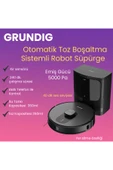 Grundig Otomatik Toz Boşaltma Sistemli Robot Süpürge Siyah - 1