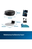 Philips 7000 Serisi Uyumlu Robot Süpürge 5200 mAh  Pil 180 Dakika 5000 Pa Emiş Gücü, - 2