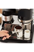 Karaca Kahve Öğütücülü, Süt Köpürtücülü, Espresso, Latte, Cappuccino, Americano Makinesi, 1.4L - 2