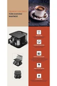 Grundig Premium Çelik Cezveli Otomatik Su Hazneli Közde Türk Kahvesi ve Türk Kahvesi Makinesi - 6