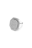Swarovski Yüzük Dextera:Ring Signet Cre/Rhs 62 5651384 - 1