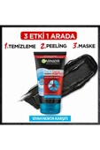 Garnier Saf & Temiz Siyah Nokta Karşıtı Kömürlü 3'ü 1 Arada Peeling Maske 150 Ml - 3