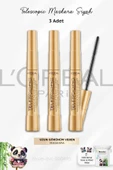 L'Oreal Paris 3 Adet Loreal Paris Telescopic Maskara Siyah ve ROSIE Pamuk - 1