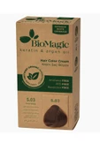BIOMAGIC SAKLI GÜZELLİK Doğal Saç Boyası Boyası Fındık Kabuğu No. 5.03 8699367125604 - 1