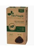 BIOMAGIC Natural Organic Intense Chocolate Brown 55.07 Cream Hair Dye KeyÜrün1204 - 1