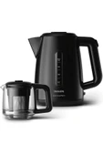 Philips HD7301/00 Çay Makinesi, 1.9 L Kapasite, 360º Döner Taban, Kablo Sarıcı, Siyah - 2