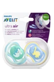 Philips Avent SCF349/11 Ultra Air Silikon Emzik 18+ Ay Mavi ( TEKLİDİR ) - 1
