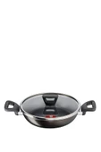 TEFAL Titanyum 2X XL Difüzyon Tabanlı Kapaklı Sahan 24 cm - 1