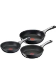 TEFAL Titanyum 6x Unlimitedone I?ndüksiyon Tabanlı 3'lü Tava Seti - 20/24/28 Cm - 2