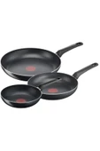 TEFAL Titanyum 1x SIMPLECOOK 3 lü Tava Seti 20/24/28 Cm TİTANYUM 1X SIMPLECOOK ÜÇLÜ TAVA SETİ - 1