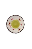 Paşabahçe Serçe Seramik Çay Tabağı Yeşil - 4