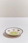 Paşabahçe Serçe Seramik Çay Tabağı Yeşil - 5