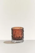 Paşabahçe Kahverengi Kabuk Tealight Mumluk 7 cm - 2
