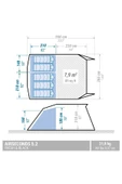 Decathlon 5 Kişilik Şişirilebilir Kamp Çadırı - 2 Oda - Air Seconds 5.2 F&B - 2