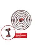 Einhell (2X2,0AH) Çift Akülü Darbeli Vidalama 39 Parça Bıts Vidalama Ucu Hediye - 3
