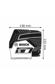 Bosch Çizgi Lazer Gcl 2-50 + Rm2 + Bt150 Profesyonel Hizalama - 2