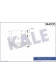 Kale 344000 OTO Radyatör  Turbo Radyatörü 307 00- 1.6 HDI / C4 04- 1.6 HDI C4 Picasso 06- 300X147X85 - 1