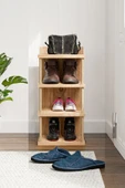 interGO Çok Amaçlı 4 Raflı Ayakkabılık, Banyo, Mutfak Düzenleyici Organizer - 3
