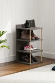 interGO Çok Amaçlı 4 Raflı Ayakkabılık, Banyo, Mutfak Düzenleyici Organizer - 1
