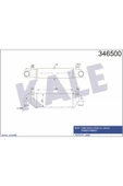 Kale 346500  Turbo Radyatörü Fiesta IV 95- 1.8 Td Focus I 98- 1.8 Td 1.8 TDCI 1.8 Tddı 338X127X73 - 1