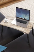 interGO Renkli Laptop Sehpası Katlanabilir Yatak Koltuk Üstü Kahvaltı Bilgisayar Sehpası - Efes - 1