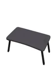 interGO Gri Renkli Laptop Katlanabilir Yatak Koltuk Üstü Kahvaltı Bilgisayar Sehpası - Antrasit Gri - 2