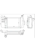 Ori ITO506064 Intercooler Brazing A/M 250X187X64 Yaris 1.4 D4D 2010 96262 - 1