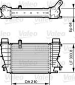 Valeo 818251  Turbo Radyatörü CLIO III 05- 1.5 DCI Modus 04- / Note 06- 1.5 DCI Nv200 09- - 1