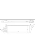 Ori INI507031 Intercooler Brazing A/M 523X175X31 Micra 1.5 Dci 2002 96578 - 1