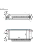 Ori IFR508076 Intercooler Brazing A/M 300X150X76 C-Max 1.6 TDCI 2010 96491-8V619L440Ce-1692747 - 1