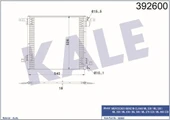 Kale 392600 OTO Radyatör  Klima Radyatörü Mercedes W163 98- Ml230 Ml270Cdı Ml320 Ml350 Ml400Cdı Ml430 Ml500 660X530X16 - 1