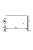 Mahle AC286000S Klima Radyatörü (Kondenser) 96-08 Polo 1.4 16V - 1
