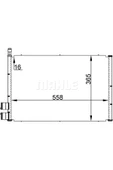 Mahle AC298000S Ac298000s Klima Radyatörü (100×750) Ford Fiesta Iv (eno:8fc351300354) - 1