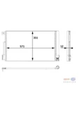 Mahle AC367000P Klima Radyatörü (Kondenser) 06- Corsa D-Fıo-G.Punto 1.2-1.4 16V *Z12Xep-Z14Xep* - 1