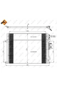 NRF 35920 KLIMA RADYATORU COMMANDER GRAND CHEROKE III 618×456×20 - - 1