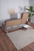 Kilim Mobilya  Bohem's Bohem Uzanmalı Köşe, Sağ Sol Kullanılabilen, Yüksek Ayaklı, Kahverengi - 2