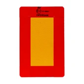 Mega Oto Market Opersan Reflektör Çekici Römork Tır Kamyon Tabel 1 mm Aluminyum Sac 22x36 cm Kısa Dikdörtgen 1 Adet - 1
