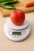 Hazneli Dijital Mutfak Terazisi - 5 Kg | LCD Ekranlı, Otomatik Sıfırlama, Uzun Pil Ömrü - 1