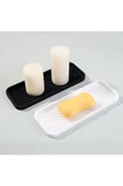 Esnek Silikon Yağdanlık Altlığı Hijyenik Çok Amaçlı Organizer Sabunluk Altlığı 23x10 Cm - 2